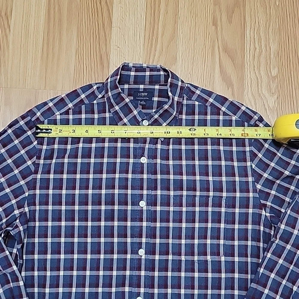 J. Crew heathered 100% cotton long sleeve button down shirt
